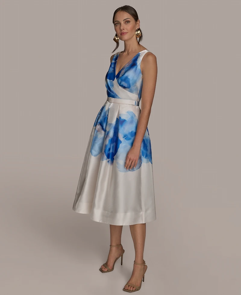 Donna Karan New York Women's Printed A-Line Dress