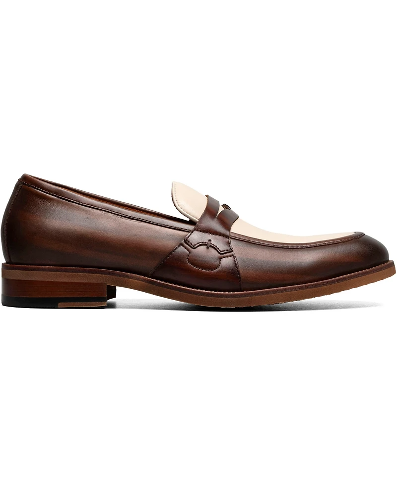 Stacy Adams Men's Prichard Moc Toe Penny Slip On Loafer