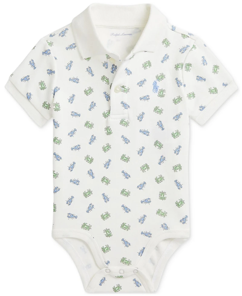 Polo Ralph Lauren Baby Boys Cotton Printed Bodysuit