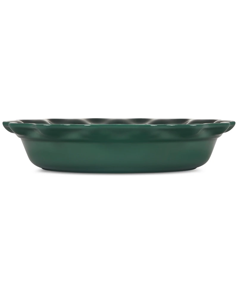 Le Creuset Stoneware Heritage Fluted 9" Pie Dish, Set of 2