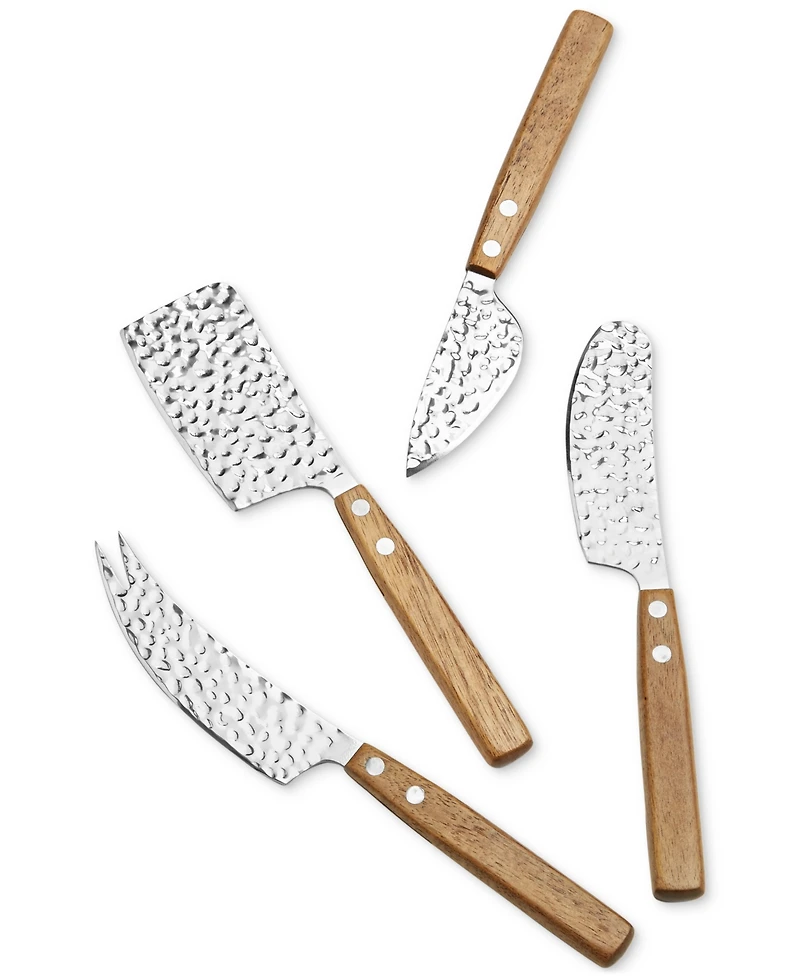 Oake Cheese Knives, Set of 4, Exclusively at Macy's