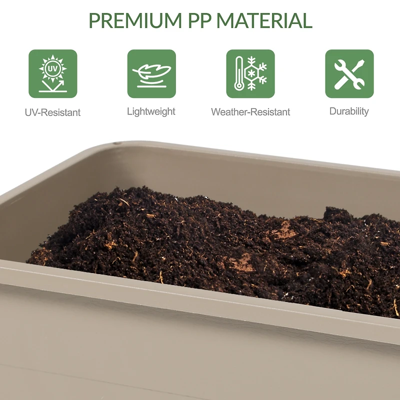 Aoodor Malysha Outdoor Elevated Planter (Set of 3) See More by Winston Porter