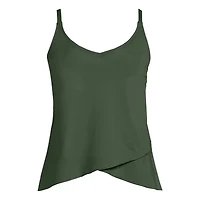 Lands' End Women's Dd-Cup Tulip Hem Tankini Top