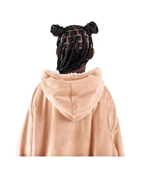 The Bare Homey - Youth Wearable Blanket Sherpa Side Pockets