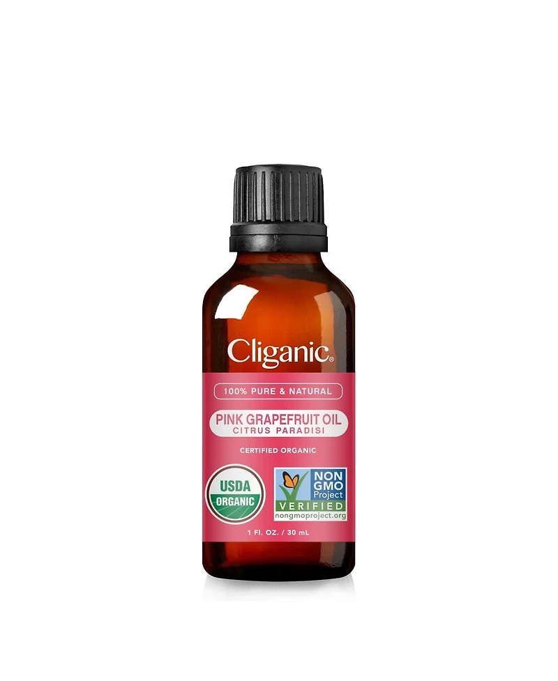 Cliganic Organic Pink Grapefruit Essential Oil