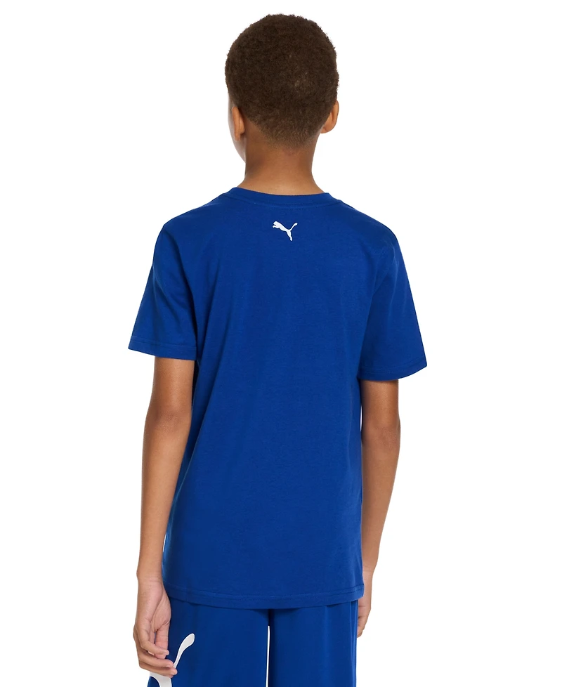 Puma Big Boys No 1 Logo Graphic Cotton T-Shirt