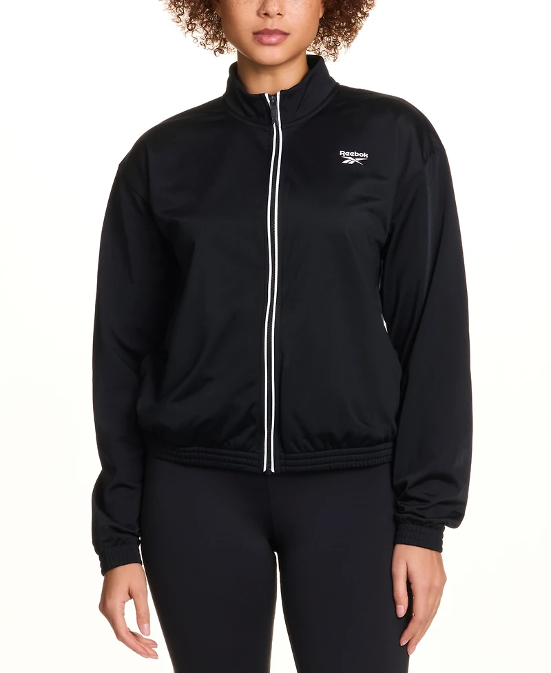Reebok Women's Tricot Full-Zip Logo Jacket