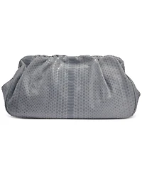 Donna Karan New York Bella Skipper Snake Leather Clutch