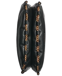 Donna Karan New York Batiste Leather Triple Compartment Crossbody