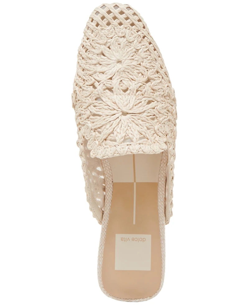 Dolce Vita Women's Diya Crochet Slide Flat Mules