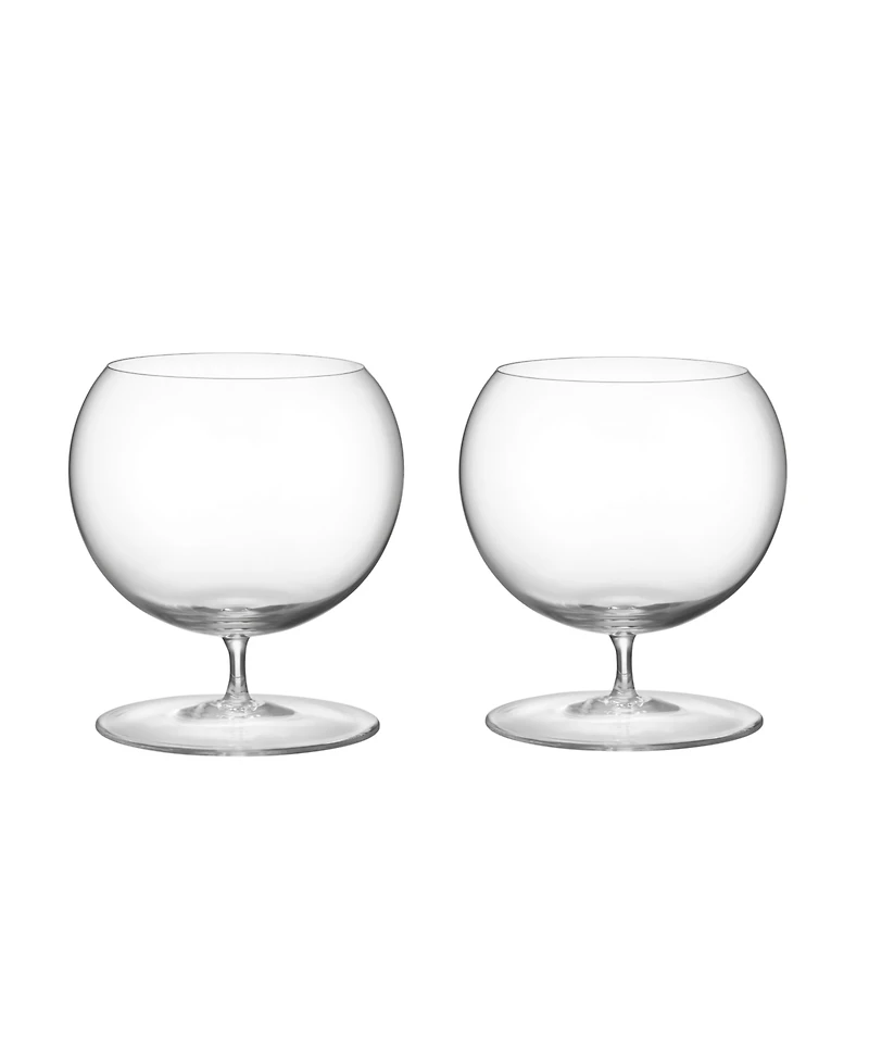 Orrefors Geometry Cognac Glass, Set of 2
