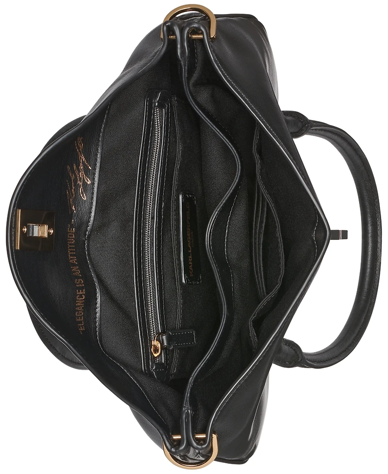 Karl Lagerfeld Paris Nadine Leather Satchel