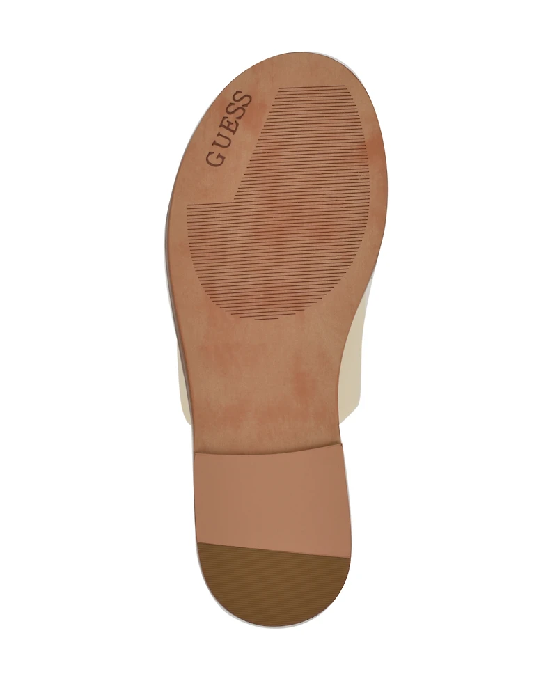 Guess Women's Graysie Quattro G Embellished Flat Sandal