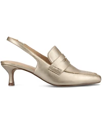 Journee Collection Women's Amory Tailored Kitten Heel Slingback Pumps