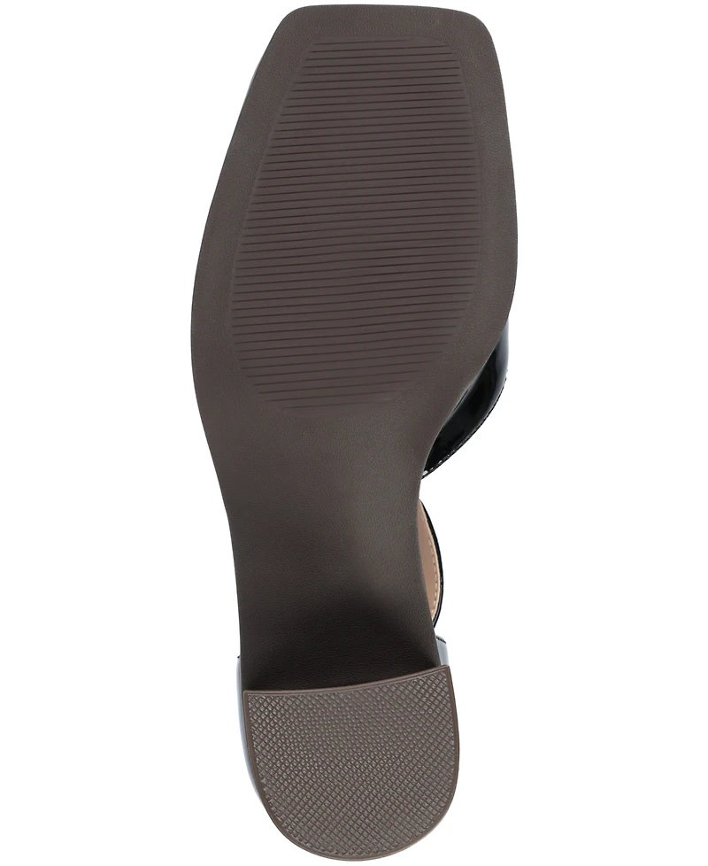 Journee Collection Women's Evangeline Square Toe Pumps