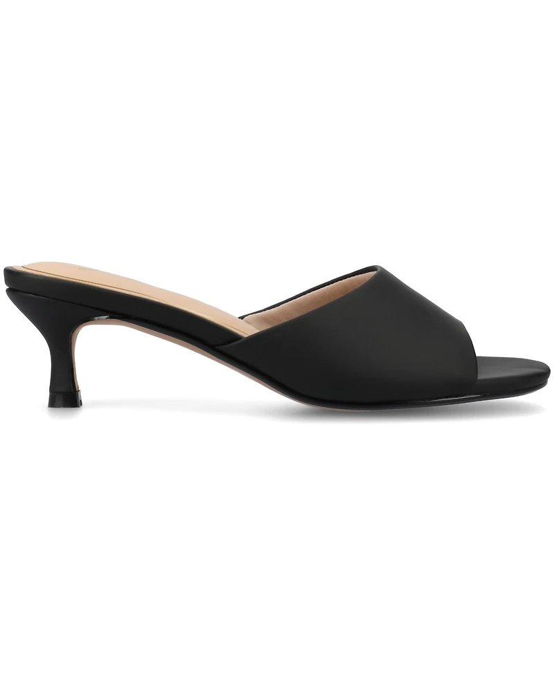 Journee Collection Women's Jeylah Kitten Heel Dress Sandals