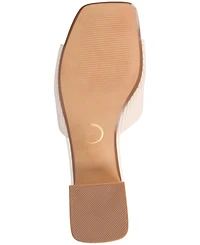 Journee Collection Women's Shilin Slip On Knit Dress Sandals