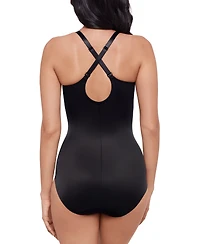 Miraclesuit Women's Sexy Sheer Shaping Padded-Cup Bodysuit
