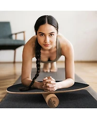 Wooden Balance Board Trainer Wobble Roller for Exercise Sports Training