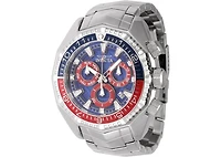 Invicta Men's 44296 Akula Quartz Chronograph Blue, Red, Dark Blue Dial Watch