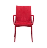 Weave Mace Indoor/Outdoor Chair (With Arms), Set of 2
