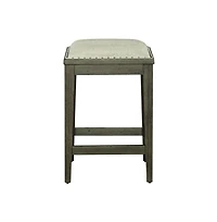 Liberty Furniture Americana Farmhouse Upholstered Console Stool