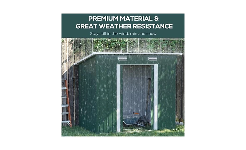 Slickblue Garden Shed – Spacious Outdoor Storage for Tools, Equipment, and Garden Essentials