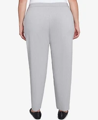 Alfred Dunner Plus Dress Code Comfort Allure Average Length Pants