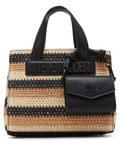 Steve Madden Bflores Raffia Mini Tote