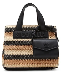 Steve Madden Bflores Raffia Mini Tote