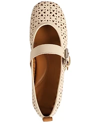 Gentle Souls Women's Karla Perferated Leather Flats