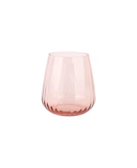 Vietri Francesca Blush Double Old Fashioned Glass