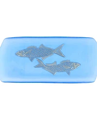 Vietri Isola Glass Medium Fish Rectangular Tray