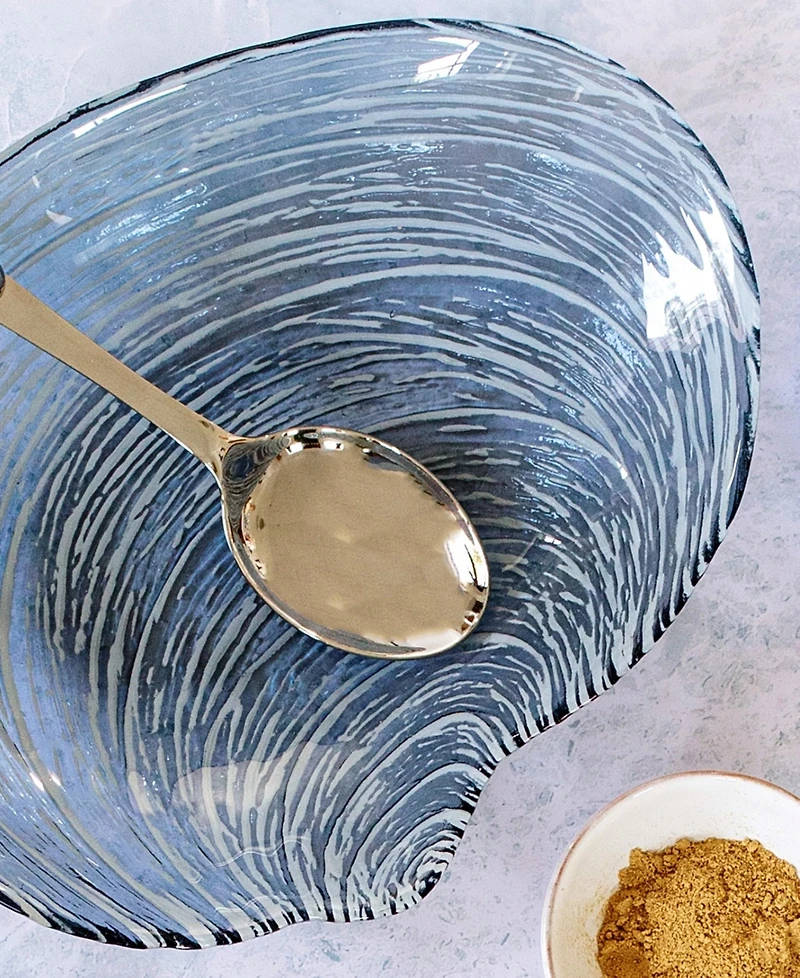 Vietri Isola Glass 7.75" Shell Plate