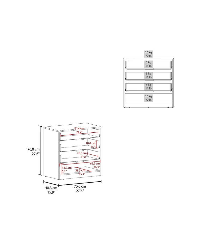 Fm Furniture Lodge Medicine Cabinet with Mirrored Doors and Open Storage