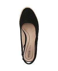 LifeStride Women's Kayden Slingback Wedge Espadrilles