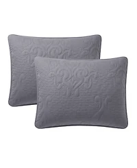 Vcny Home Solomun Pinsonic Damask 3-Pc. Quilt Set