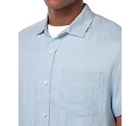 Scotch & Soda Men's Short-Sleeve Linen Shirt