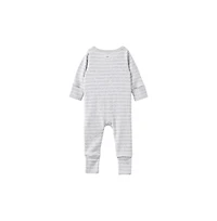 Cotton On Baby Boys The Billie Long Sleeve Rib Romper
