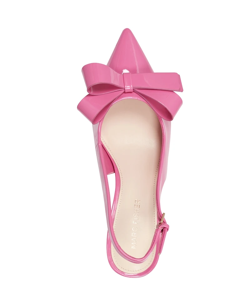Marc Fisher Women's Allon Bow Slingback Pumps