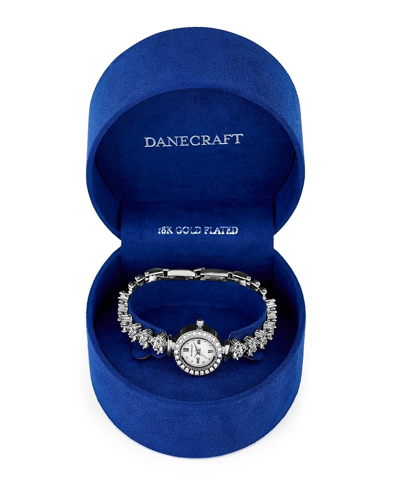 Danecraft Women's Fine Silver-Plated Analog Watch