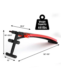 Folding Weight Bench Adjustable Sit-up Board Workout Slant Bench