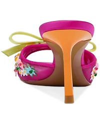 Betsey Johnson Women's Naddia Ditzy Floral Stiletto Slip-On Mules