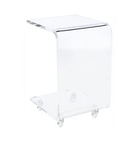 Rollins Acrylic Bar Cart