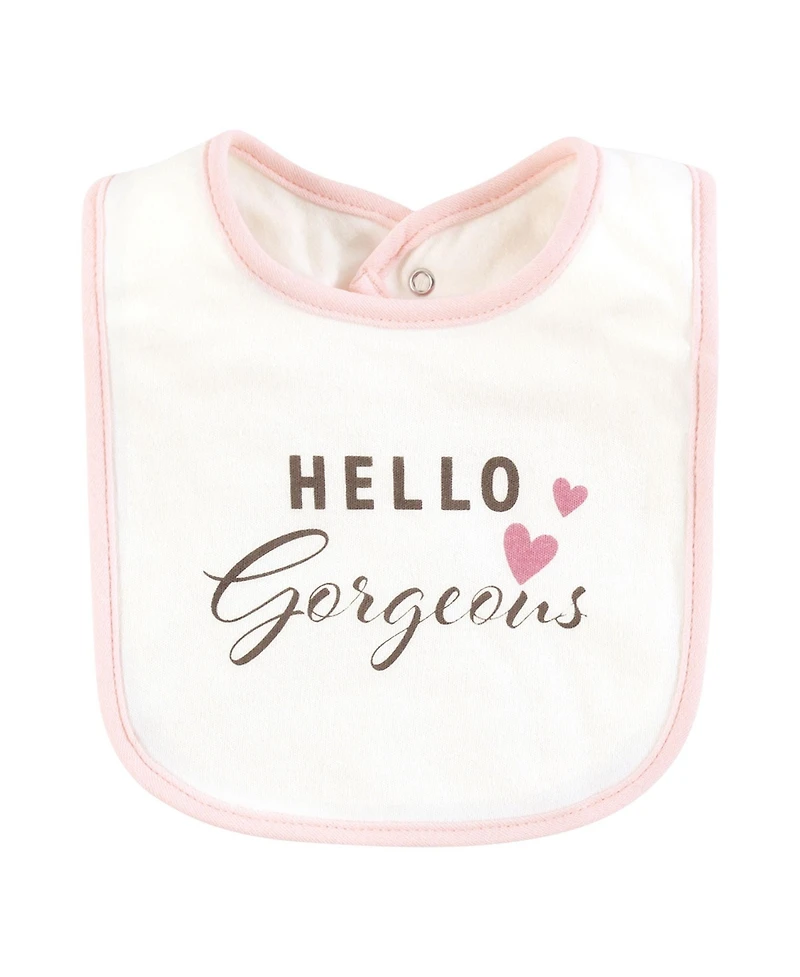 Hudson Baby Soft Cotton Mealtime Bibs