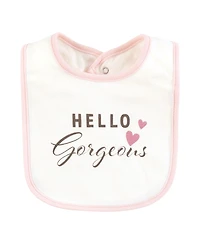 Hudson Baby Soft Cotton Mealtime Bibs