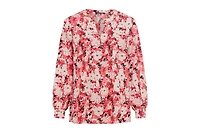 Olsen Women's Floral Camo Tunic Blouse