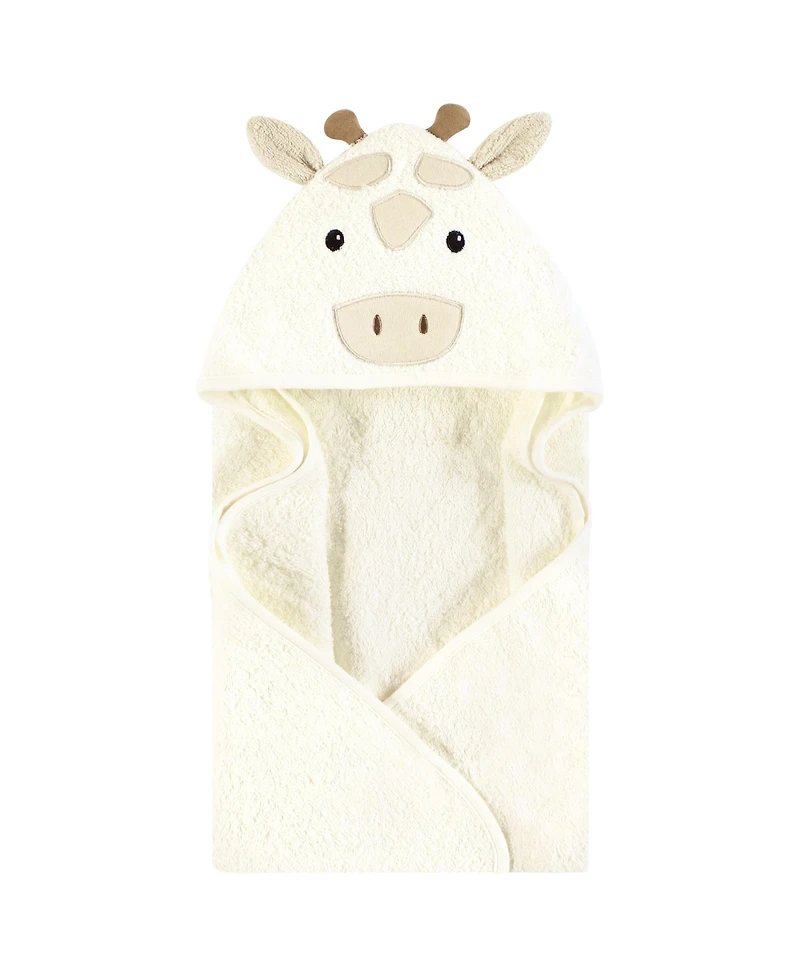 Hudson Baby Unisex Animal Hooded Bath Towel Duo (Cotton-Polyester Blend)