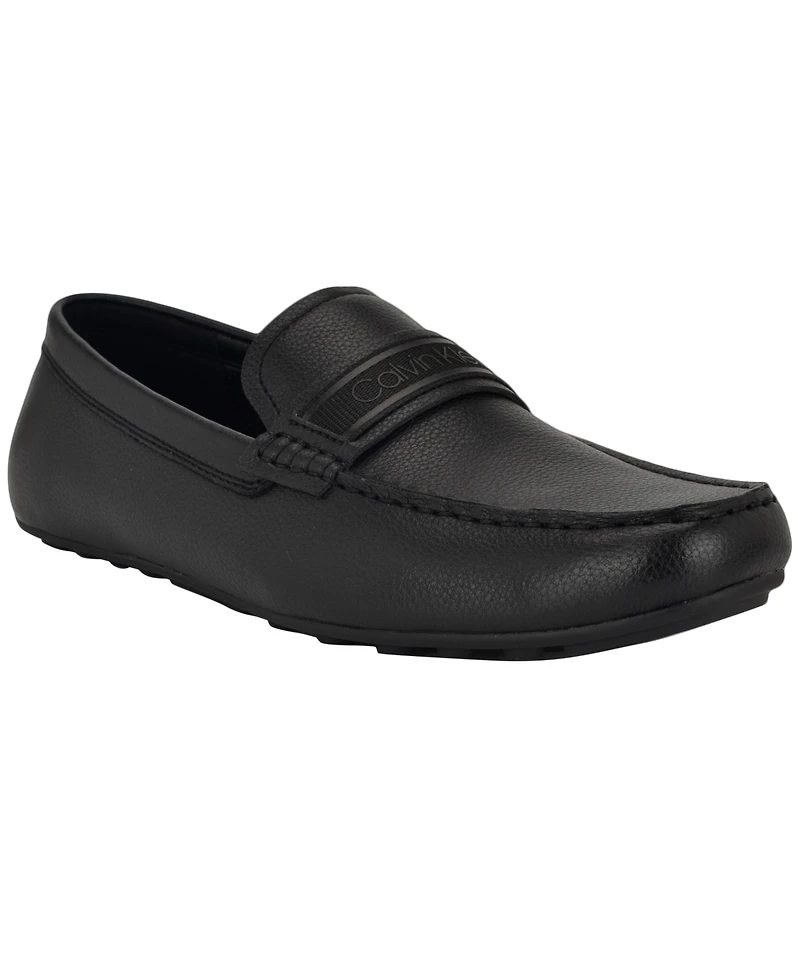Calvin Klein Men's Oliver Logo Gross Grain Loafers