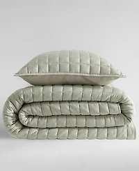 Calvin Klein Tencel Solid Reversible 3-Pc. Quilt Set